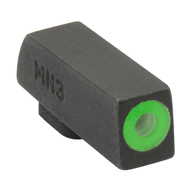 MEPROLIGHT Hyper-Bright Night Sight Front f/Glock 9/357SIG/40/45GAP, Green Ring
