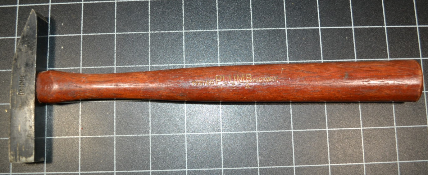 PLUMB - #231 - TINNERS' PANEING HAMMER - 12oz - BLACKSMITH - NEW OLD STOCK