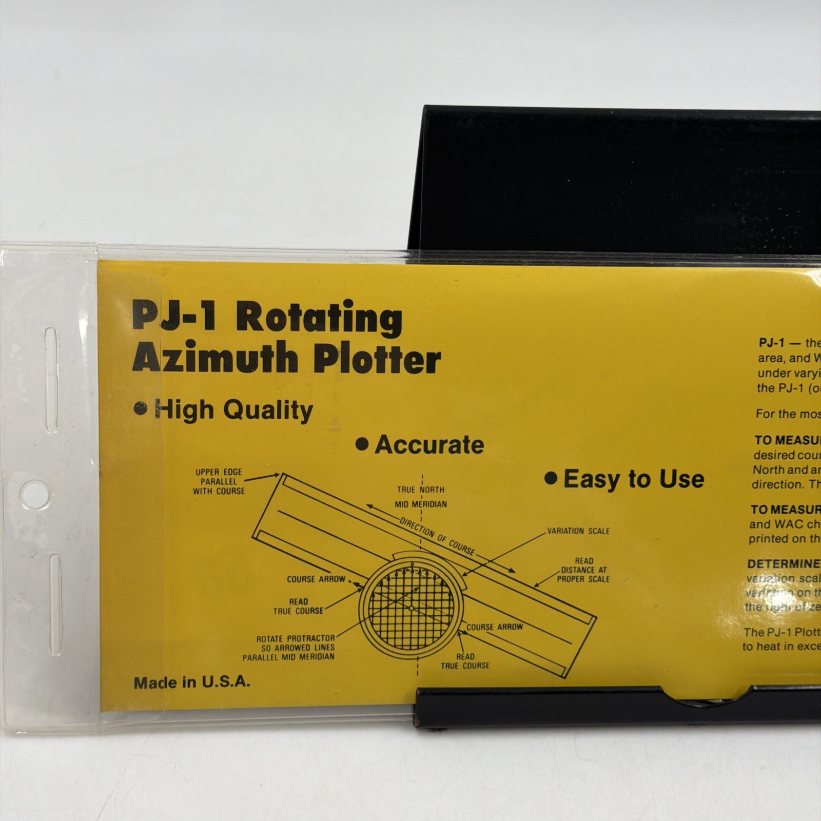 Jeppesen, Rotating Azimuth Plotter PJ-1, p/n 10009524