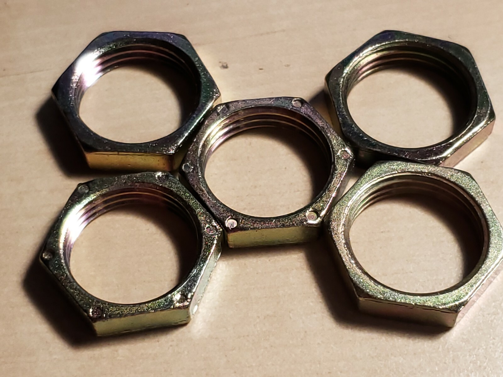 5-PACK DILLON 1" DIE LOCKING RING RELOADING DIE LOCK RINGS/NUTS LEE RCBS L@@K!