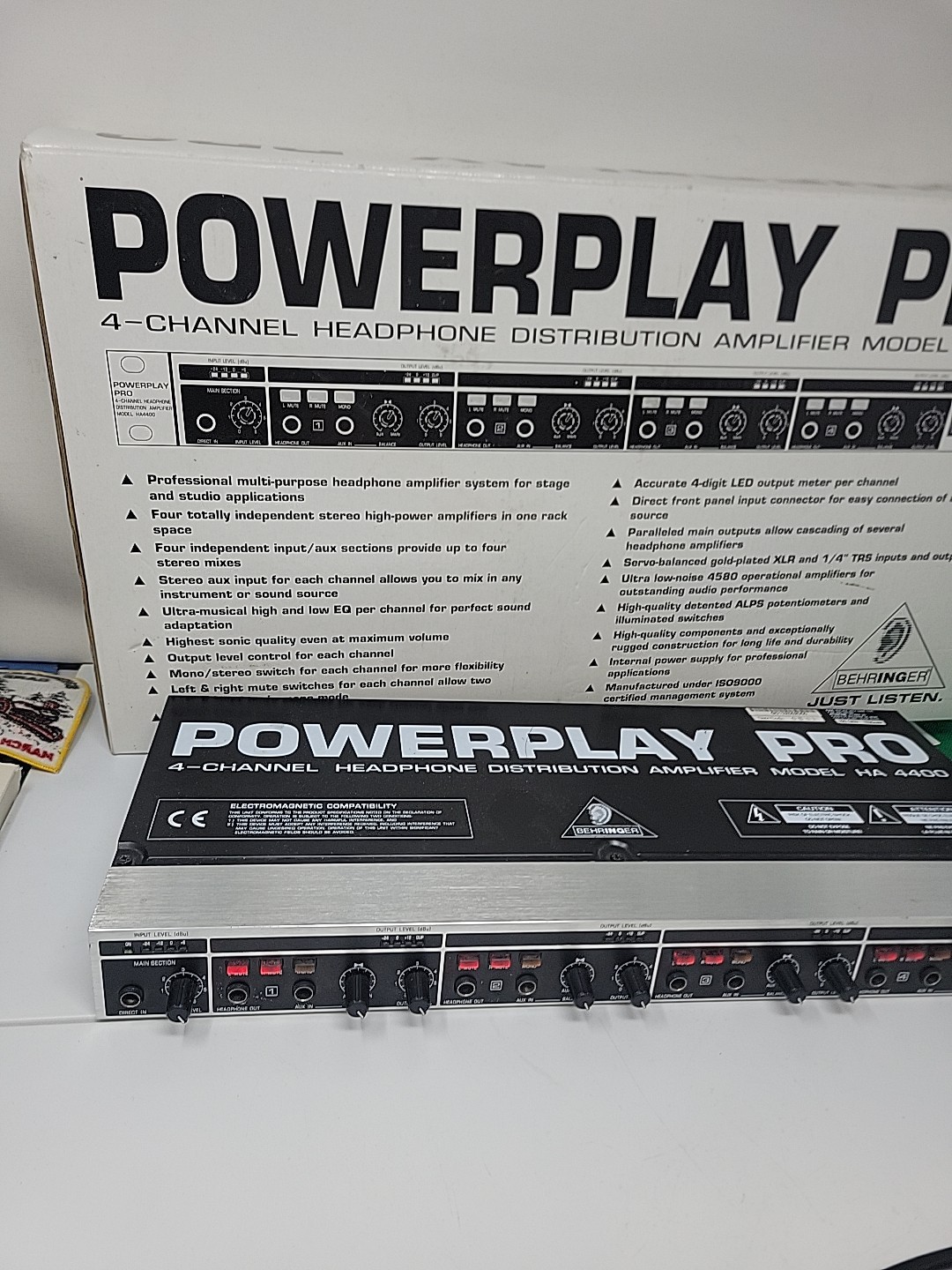 Behringer Multicom Pro Ha4400 4-Channel Audio Interactive Dynamics Processor