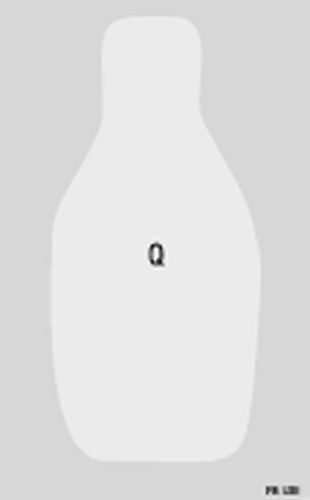 FBI-Q Official FBI Training & Qualification Target [20" x 32"] (10 targets)