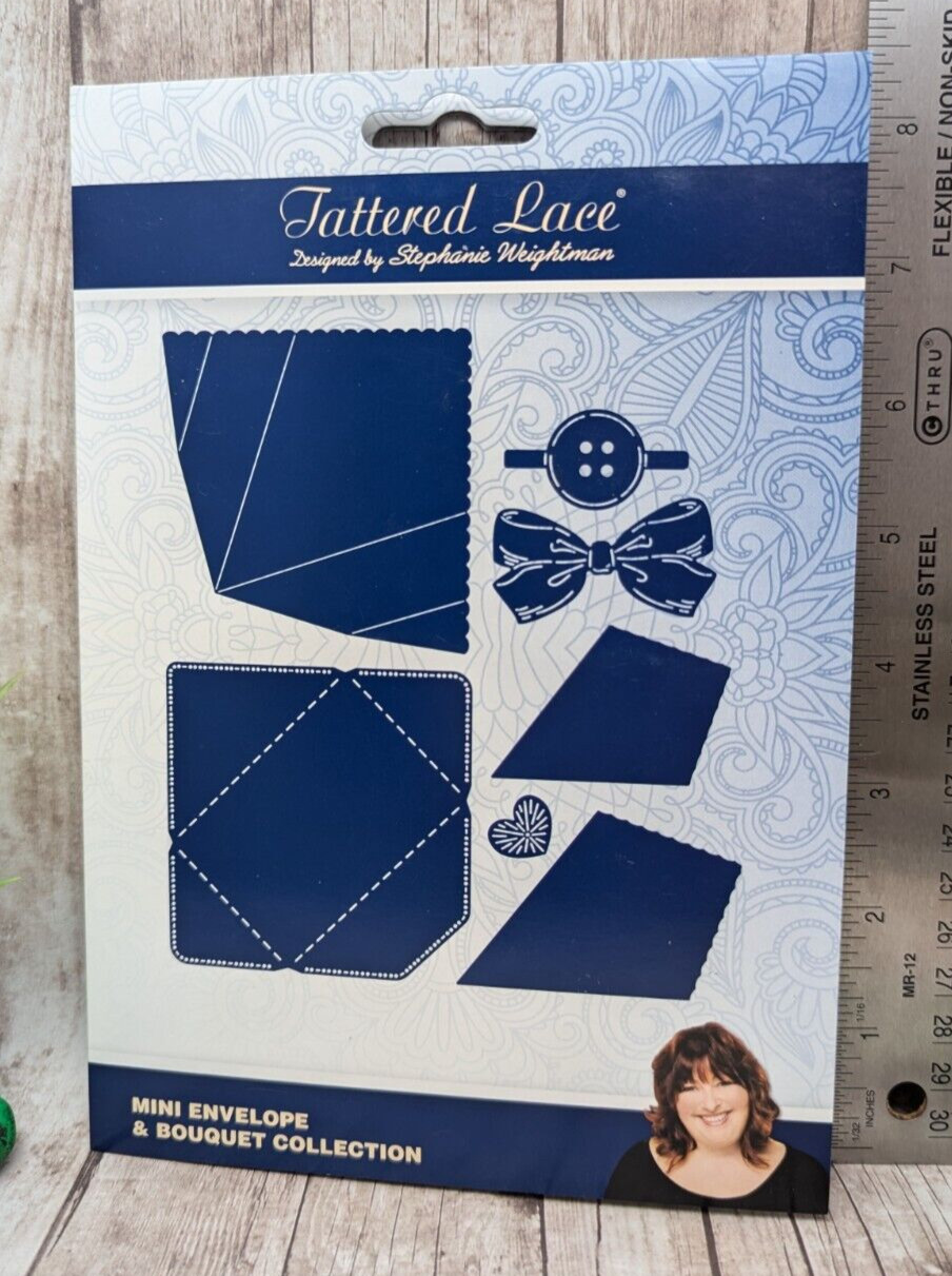 Tattered Lace Metal Cutting Dies Floral Border Edges Envelopes Frames
