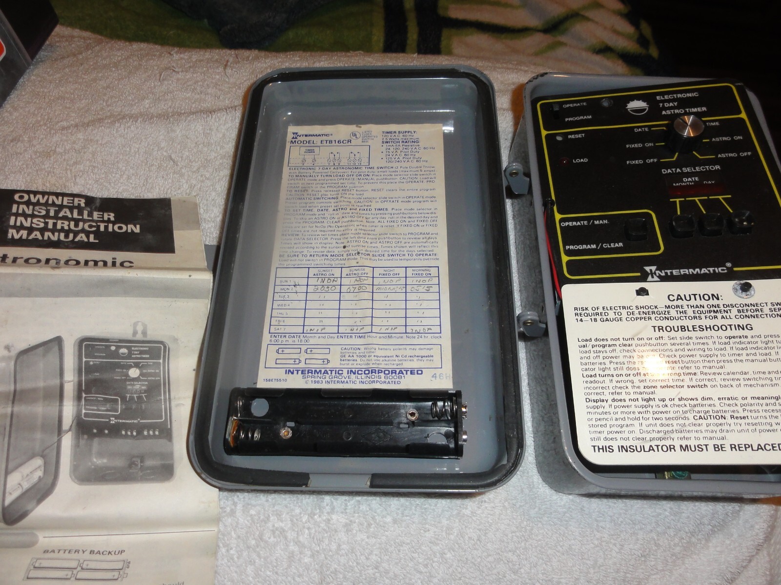 Intermatic ET816CR Astronomic 7-Day Time Switch