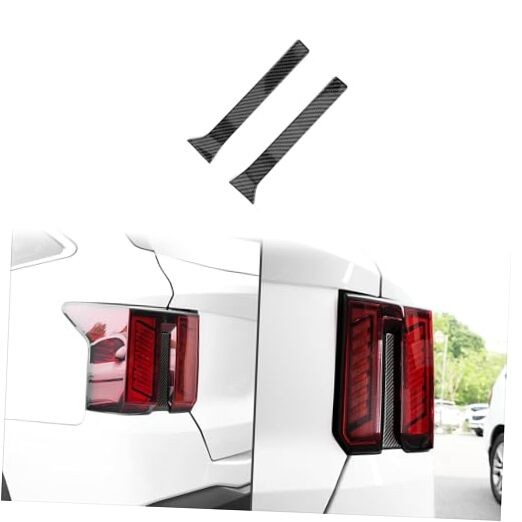 Tail Light Lamp Cover Guard Trim Car Tail Light Cover Trim Carbon Fiber Style