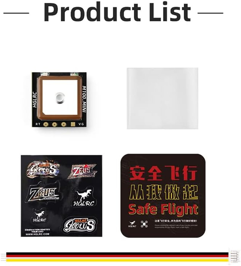 Mini M100 GPS Module for UBLOX Compatible with 2-7 Inch FPV Racing Drone