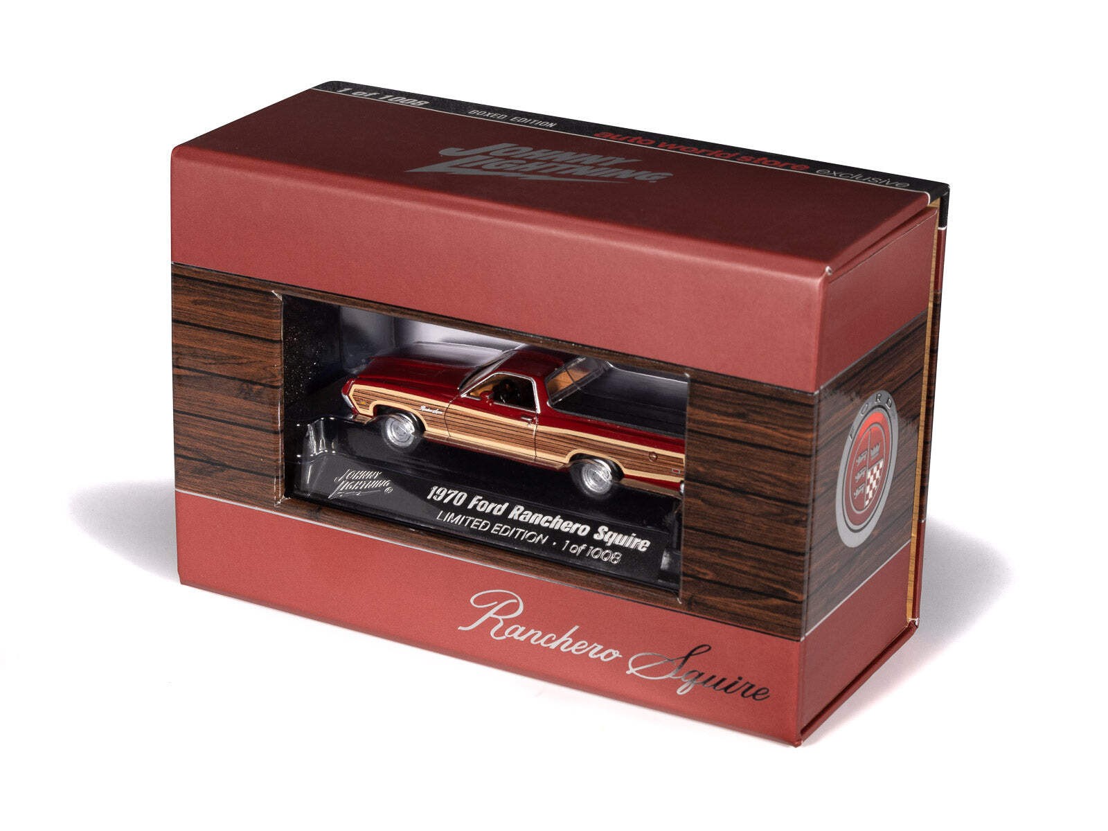 Johnny Lightning 1970 Ford Ranchero Squire (Auto World Store Exclusive) 1:64 Die