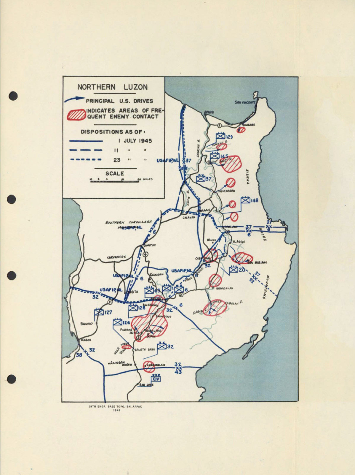 64 Page 1945 8th Eighth Army Luzon Campaign Mop Up Operation Maps on Data CD