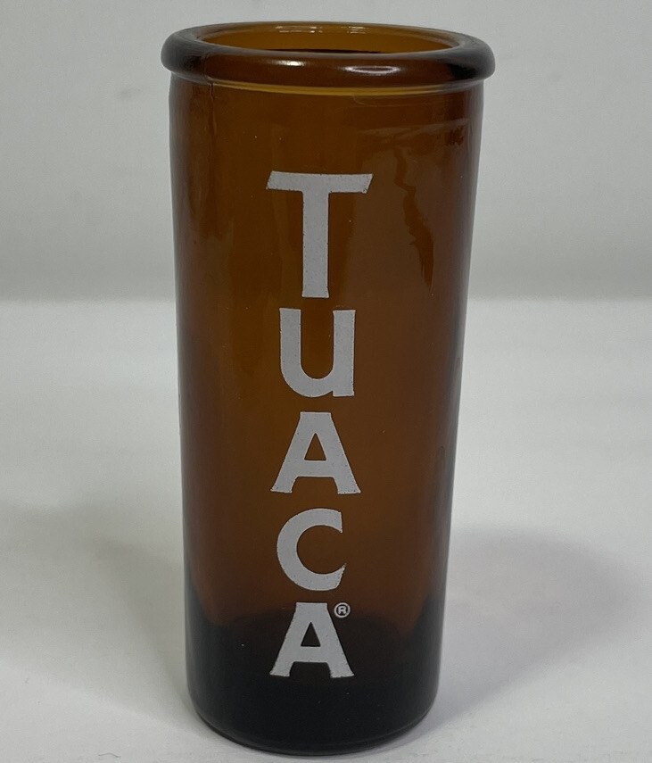 Brown Tuaca Double Shot Glass 3.5 Inch