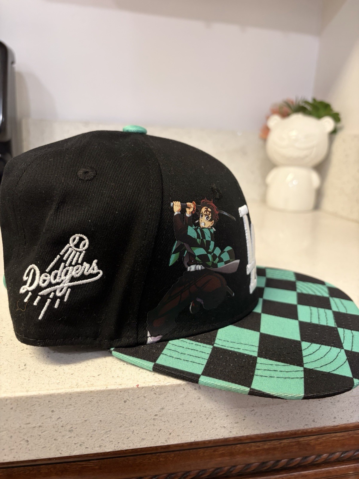 Dodgers Demon Slayer Hat Sga 8/15/25 Snapback