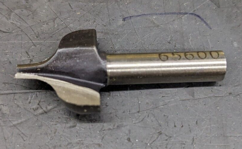 WKW Ogee Point Router Bit 13/16" CD 3/16" Radius HSS 65600 USA