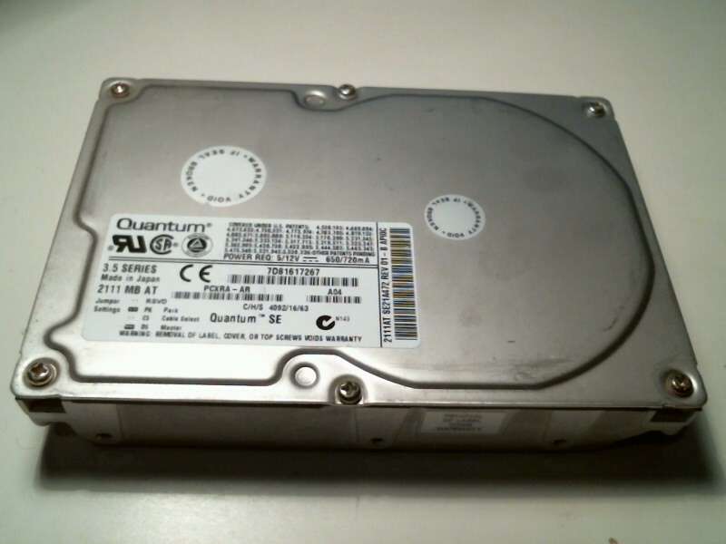 IDE Hard Disk Drive Quantum SE21A472 SE21A011 01-B 2.1AT 2111AT APIOC
