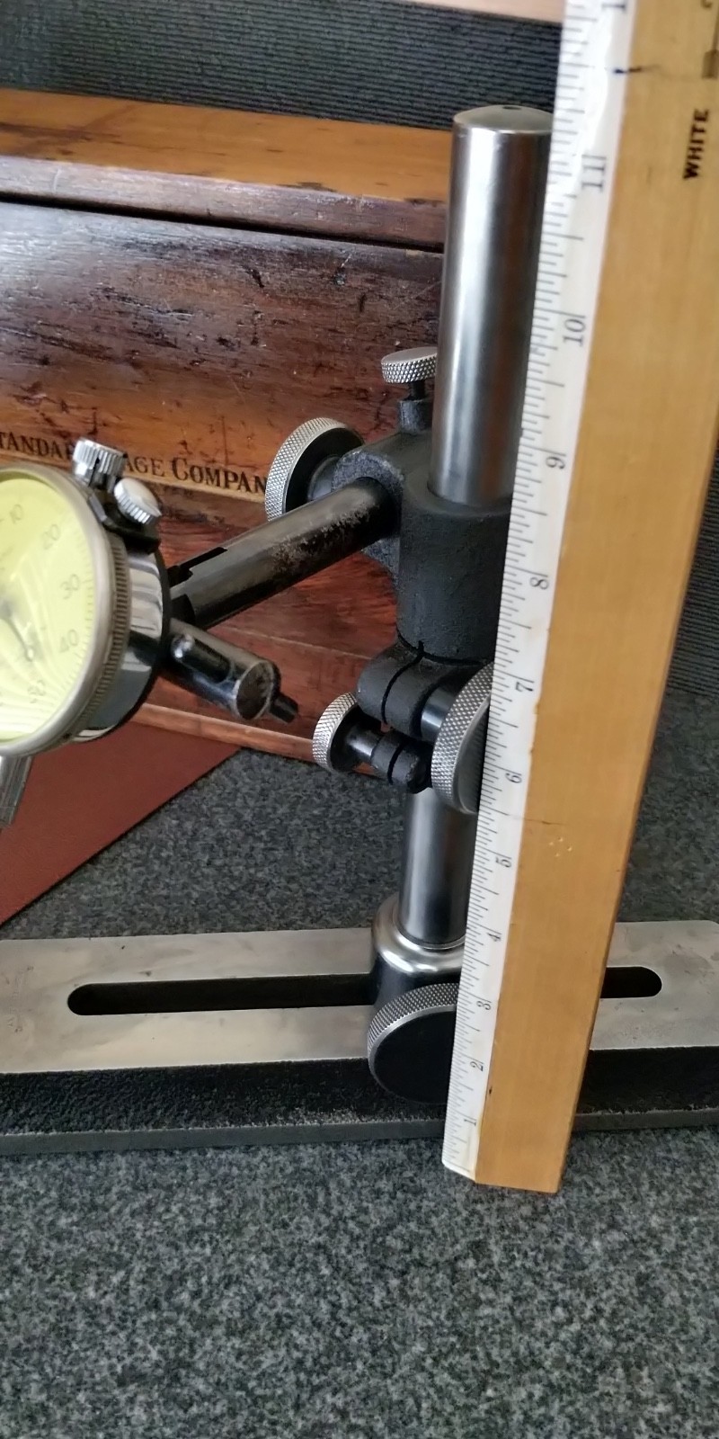 RARE Standard Gage Co Model 125 universal surface gage complete in box