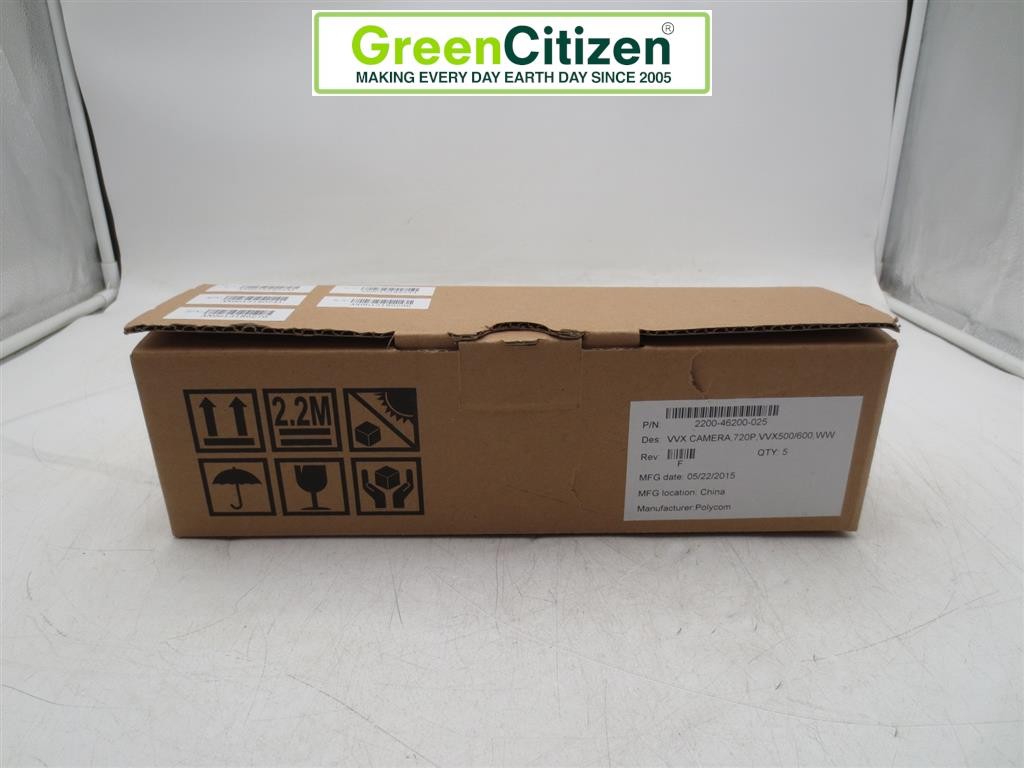Lot of 5 Polycom VVX Camera Add-On for VVX 500 600 Series IP Phones New Open Box