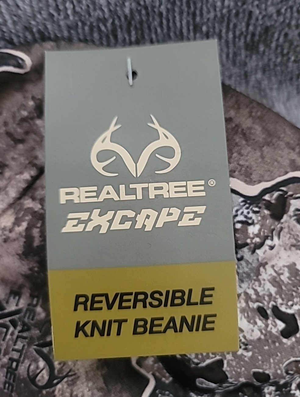 Realtree Excape Reversible Knit Beanie Camo/Black