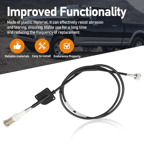 25050-22G01 Black Speedometer Cable, Replacement for Big-M Pickup Replacement