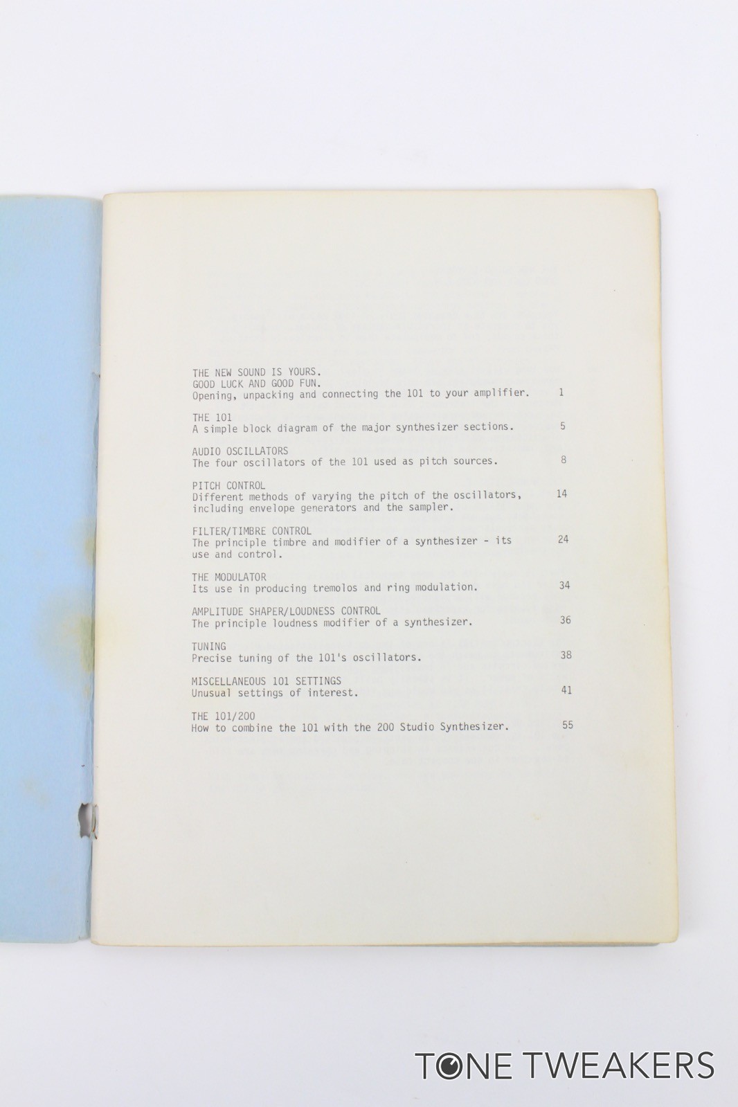 Electrocomp EML-101 Owners Manual Book Guide Instructions VINTAGE SYNTH DEALER