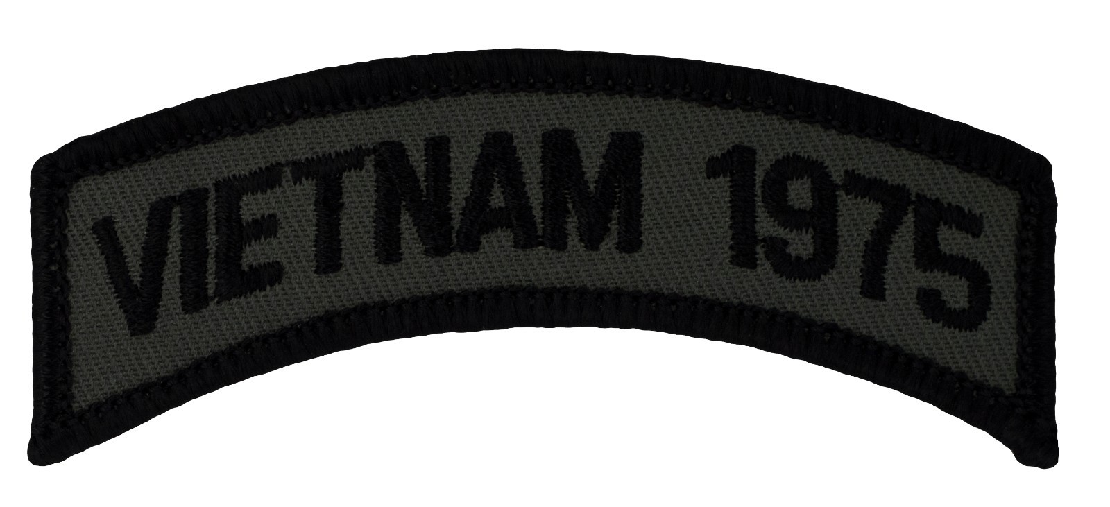 Vietnam 1975 OD Subdued Tab (364) 3 1/2" x 1 1/2" Embroidered Patch 20965