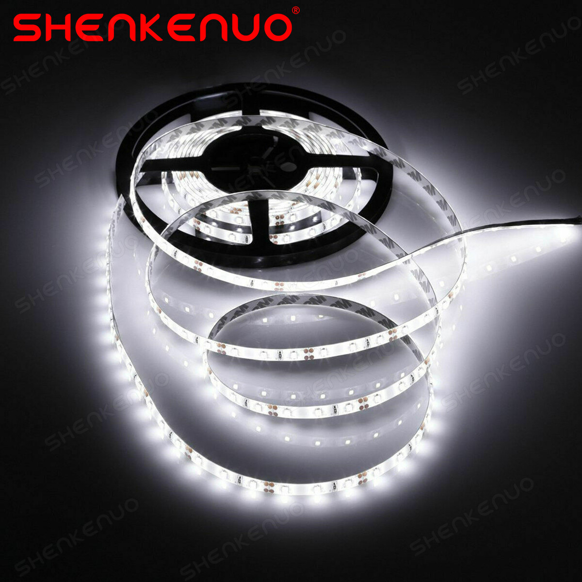 16FT 5M Bright Cool White 5M 300Leds Flexible SMD 5050 LED Strip Light Lamp 12V
