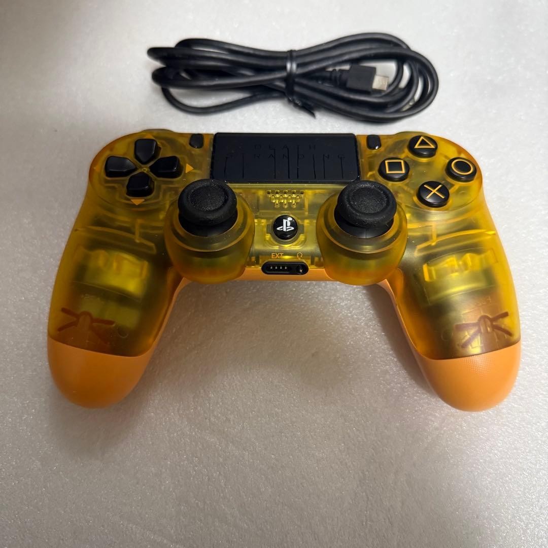 Sony PS4 DualShock 4 DEATH STRANDING Limited Edition Clear Yellow Controller