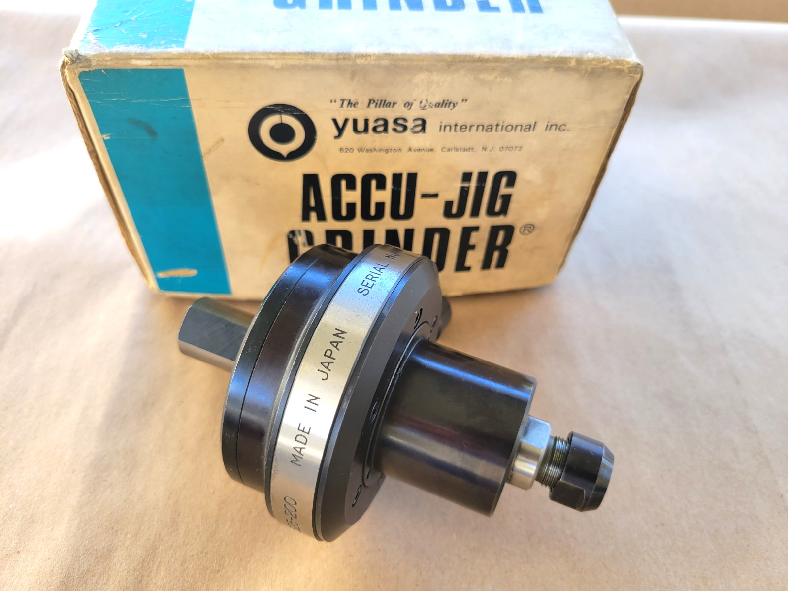 YUASA ACCU-JIG GRINDER ST. NO. 525-200