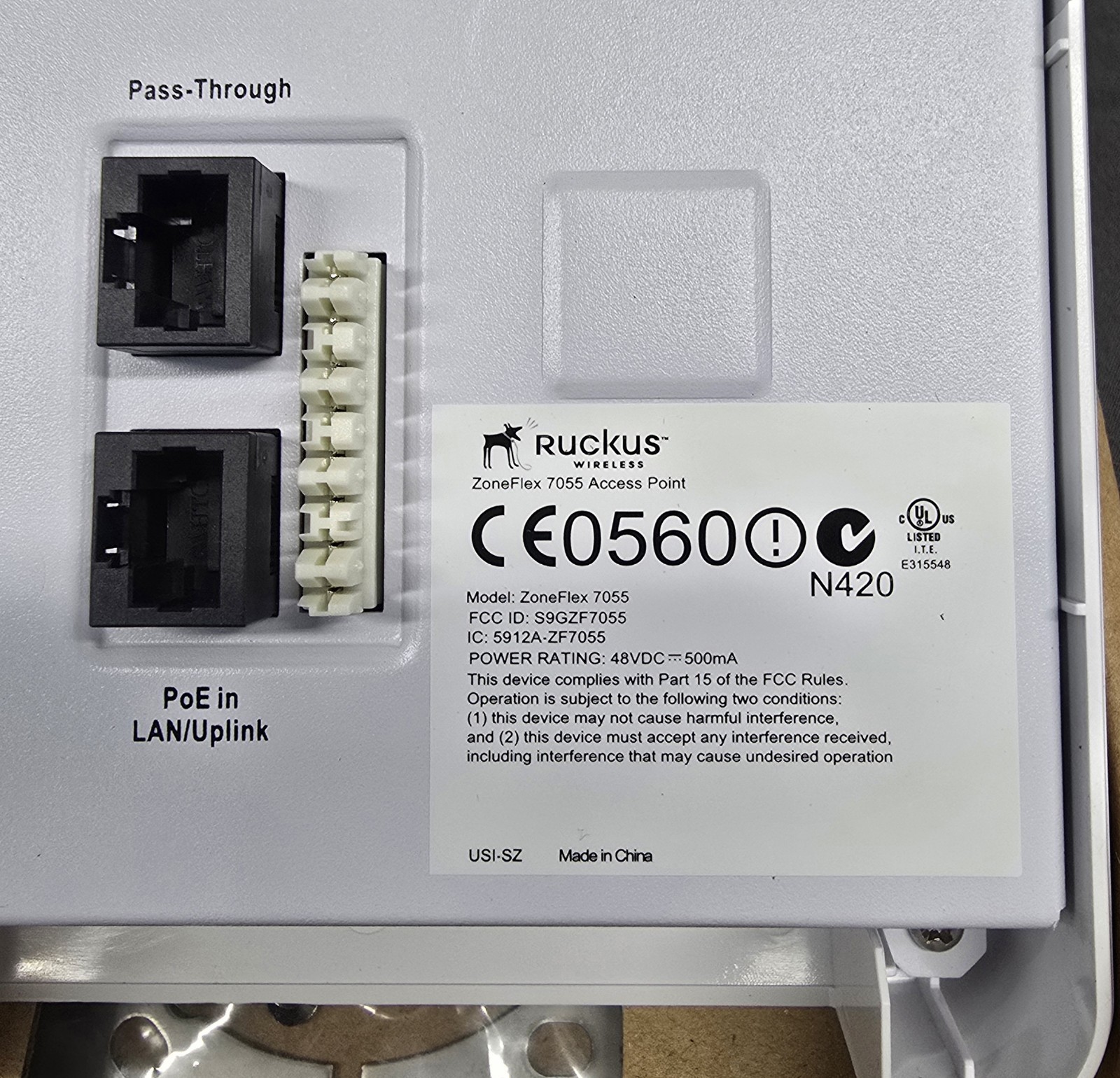 *New In Box* Ruckus ZoneFlex 7055 WiFi Unleashed Wireless Access Point