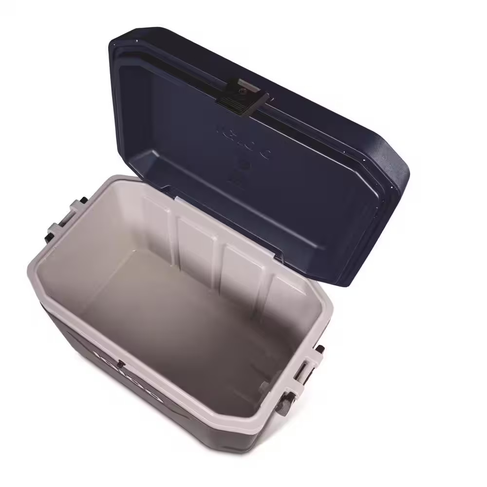 Maxcold Blue/Gray 54 Qt Ice Chest Cooler