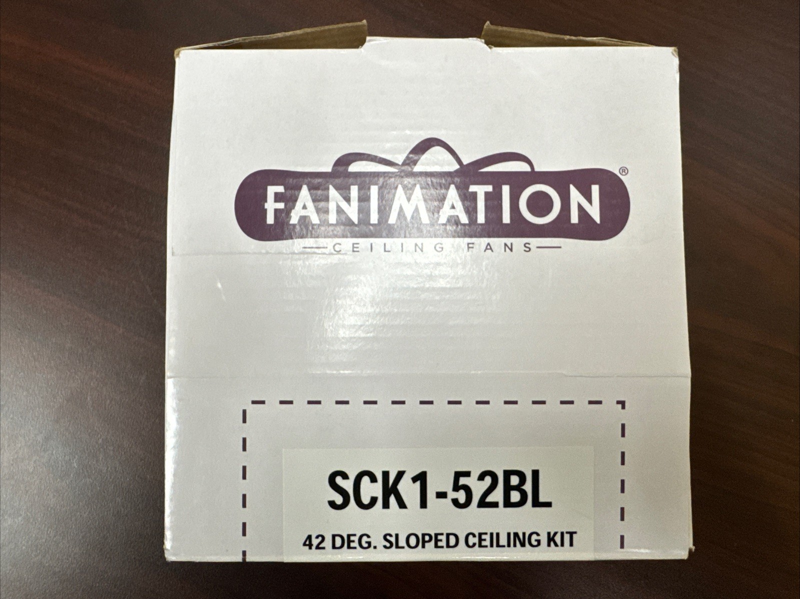 SCK1-52BL FANIMATION 42 DEGREE SLOPED CEILING KIT IN BLACK