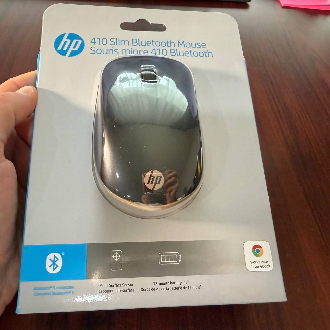HP 410 Slim Bluetooth Wireless Mouse for Wind. PC/macOS/iPad/Chrome - New Sealed