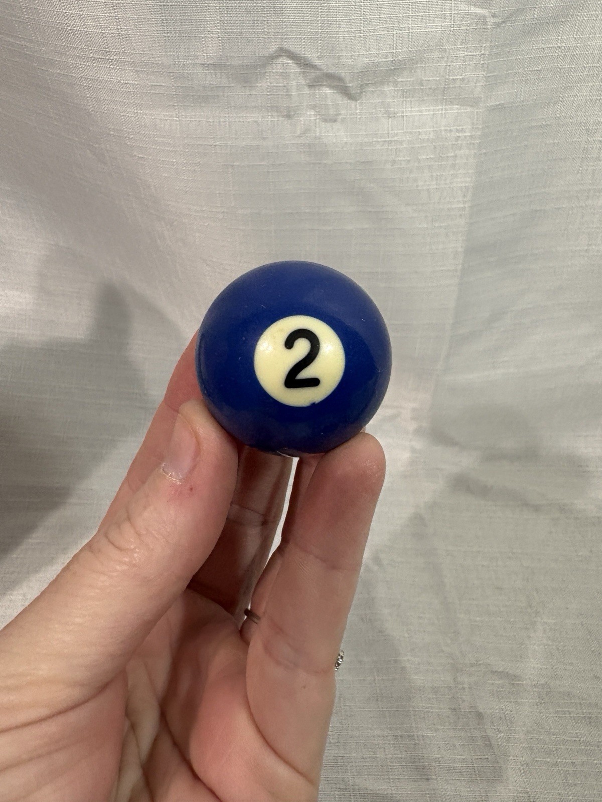 Replacement Mini Billiard Pool Ball 1.5" Ball Number #2 Solid Blue