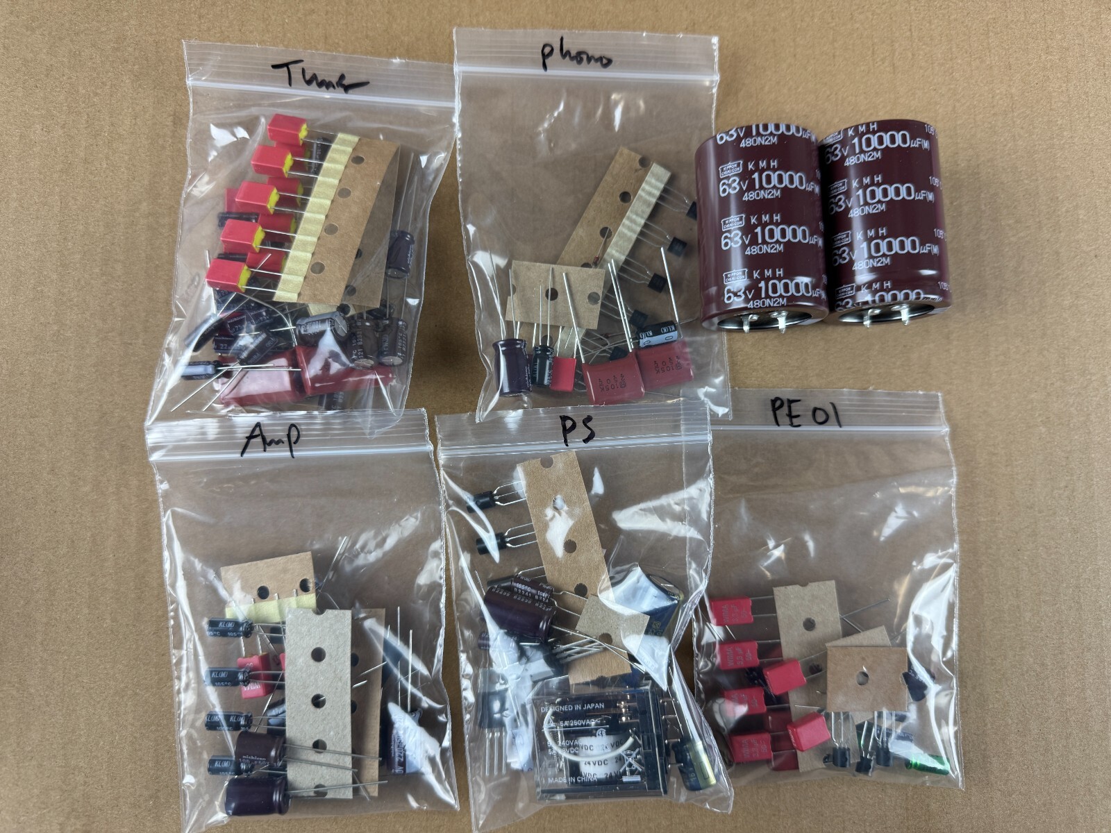 Marantz 2265 Complete Rebuild Kit High-Quality Receiver Recap Caps Transistors