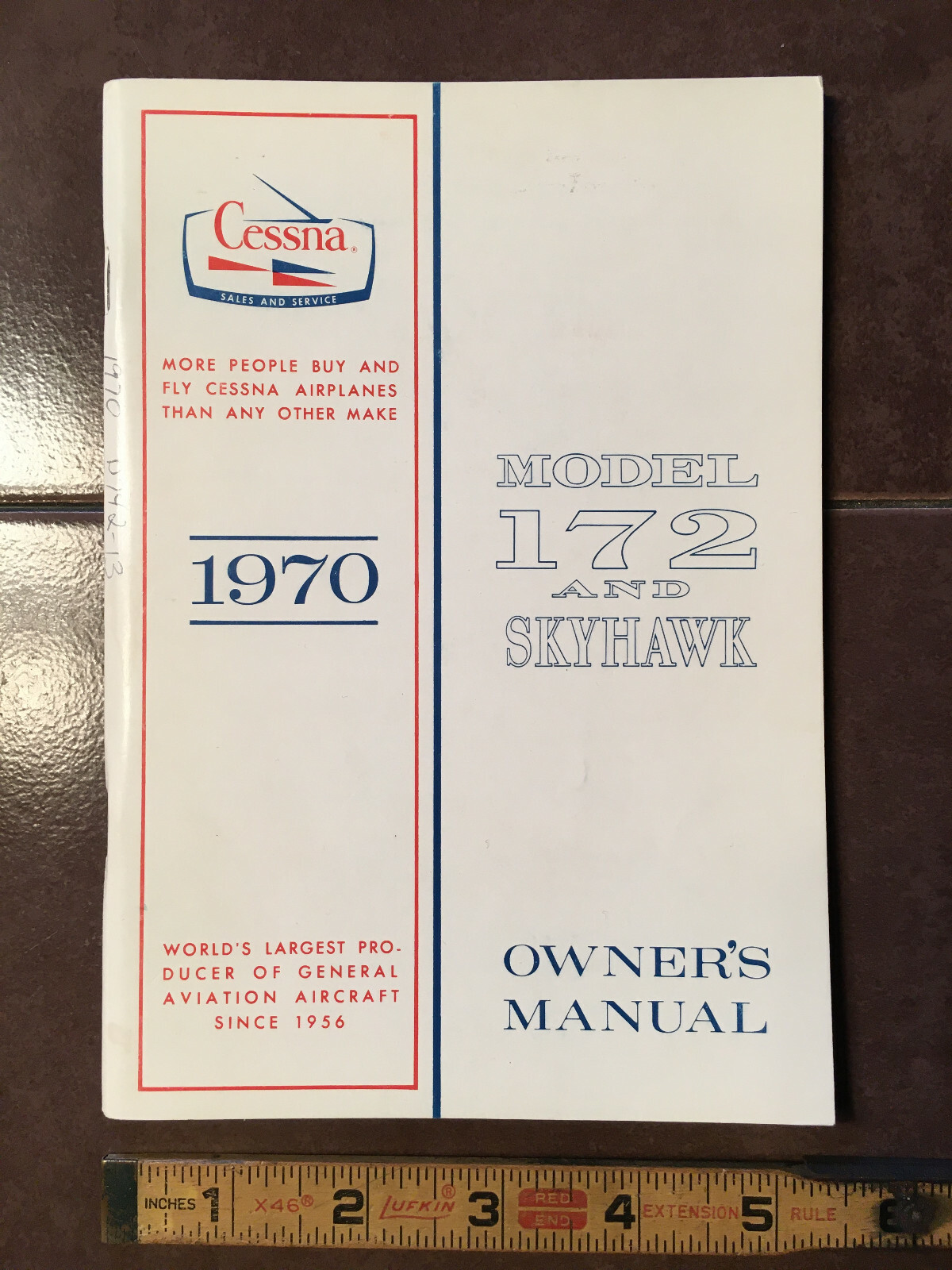 1970 Cessna 172 Skyhawk Owner's Manual