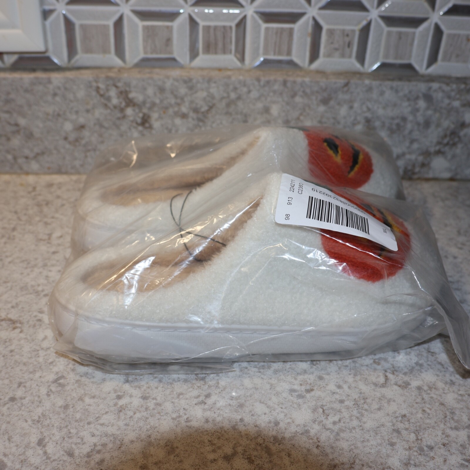 Maurices Halloween Slippers Pumpkin Womens M/L 8.5-11 Jack O Lantern Sherpa NWT