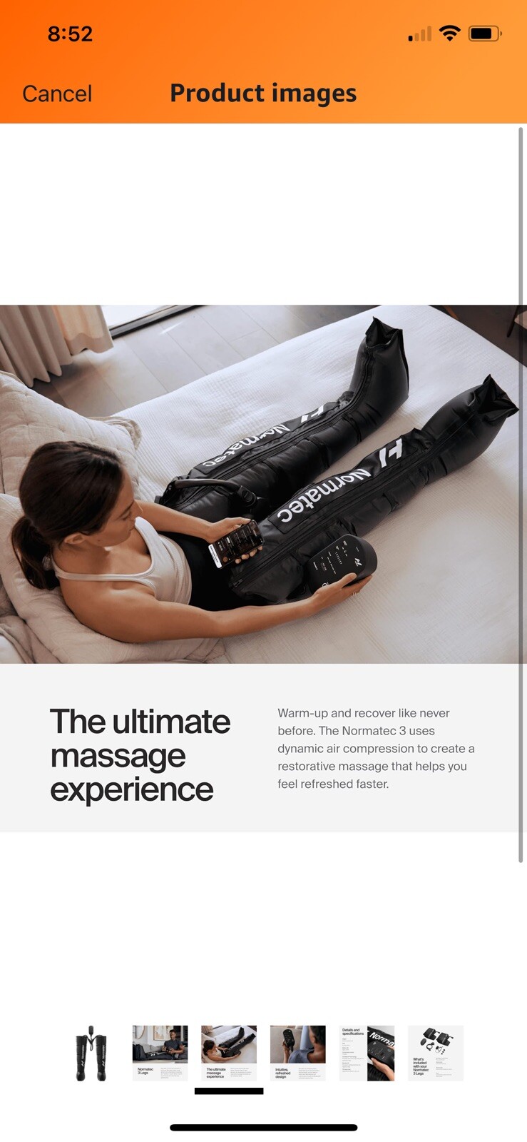 hyperice normatec 3 legs system