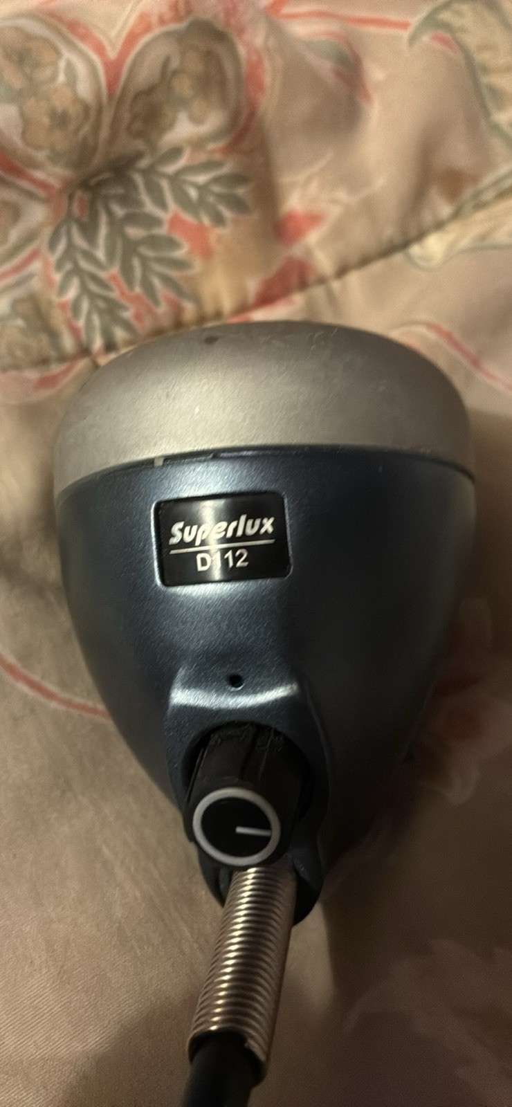 Superlux D112 Wired Condenser Mic, Cardioid Large Diaphragm w/ Cable