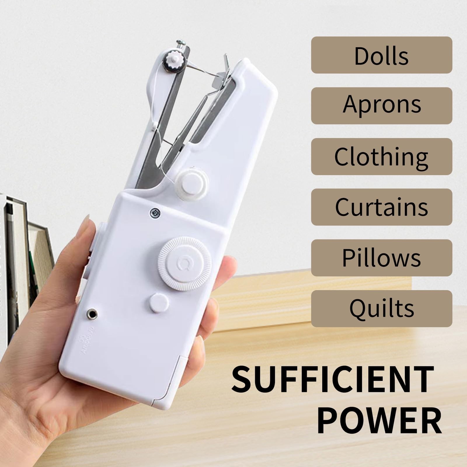 Handheld Sewing Machine, Mini Electric Portable Sewing Machine for Beginners,