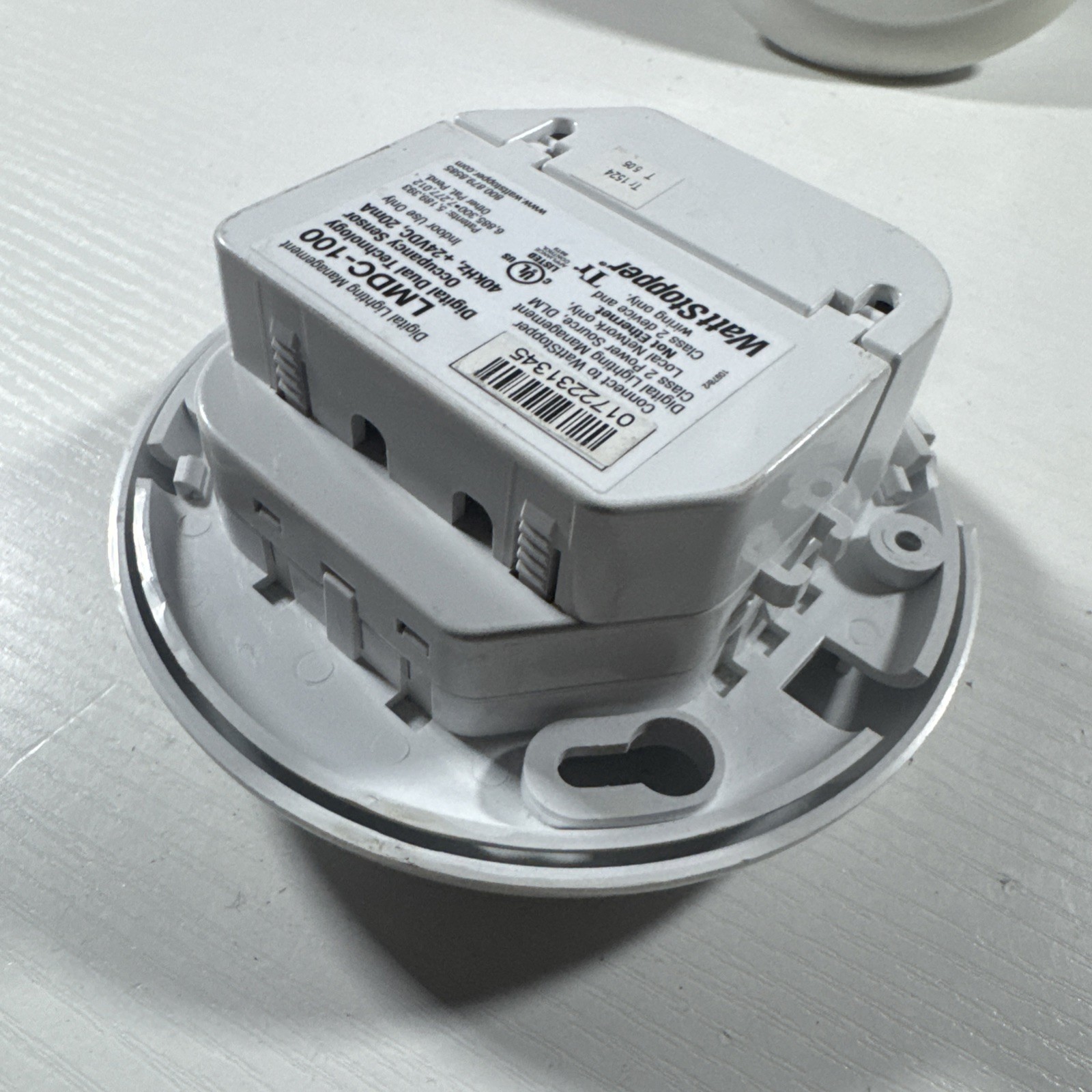 READ (2) Wattstopper LMDC-100 DLM Dual Tech Sensor Ceiling Mount UNTESTED