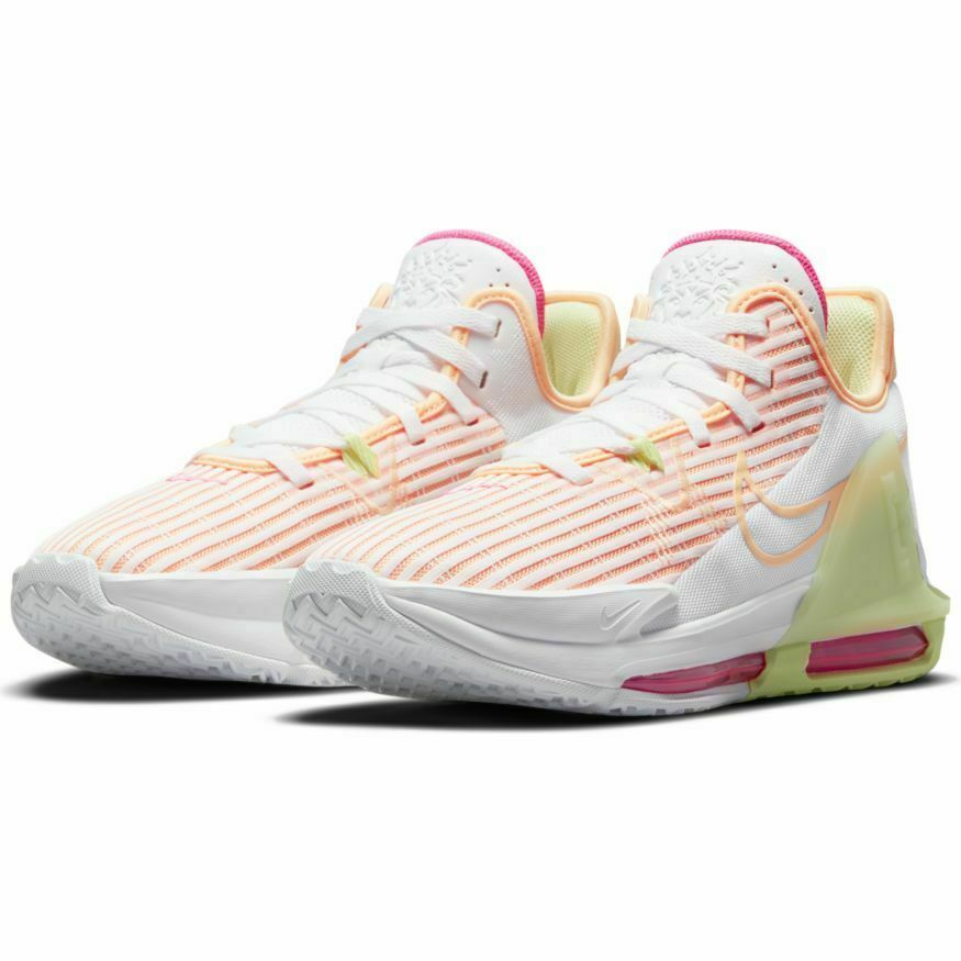 NEW Nike Lebron Witness VI Men's Size 10 White/LT Lemon Twist CZ4052-101