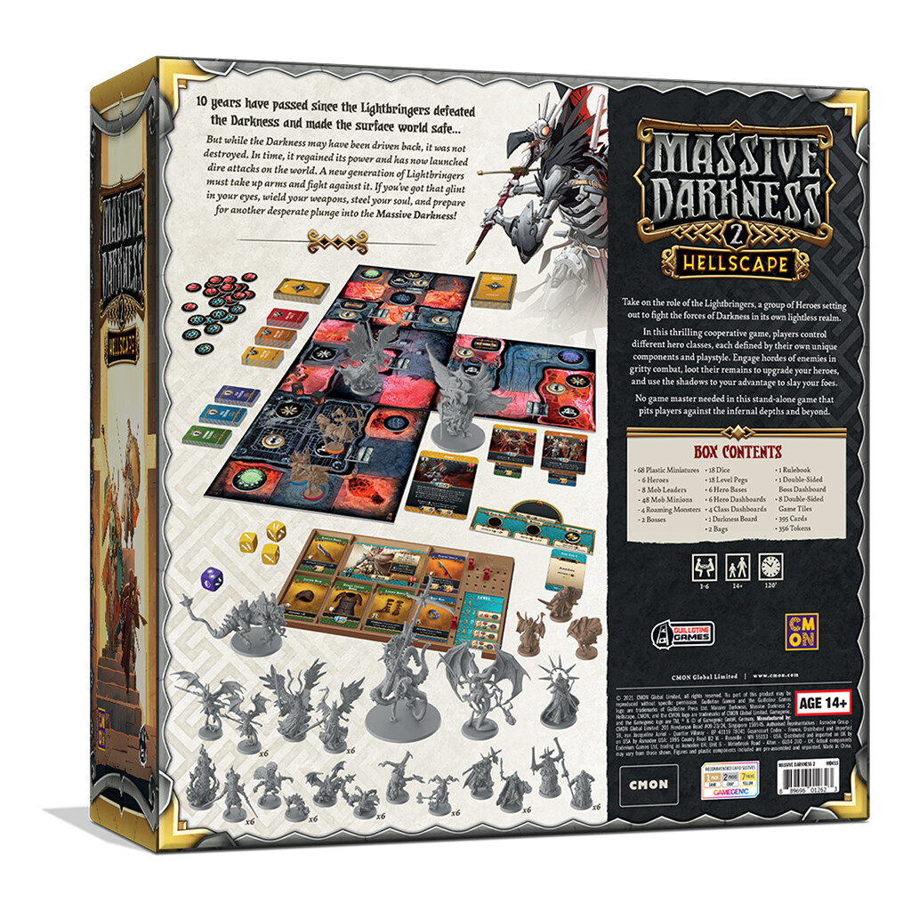 Massive Darkness 2: Hellscape Core Set Board Game CMON NIB