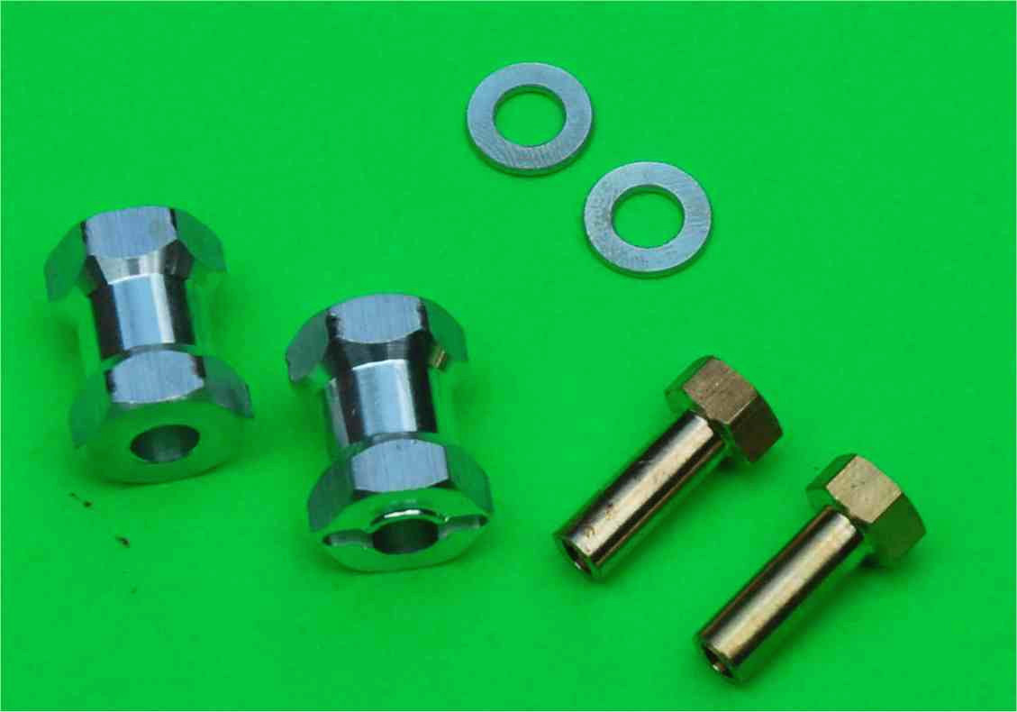 Aluminum17mm Wheel Extension For Tamiya Truck 1/10 Toyota Hilux Tundra -S !!