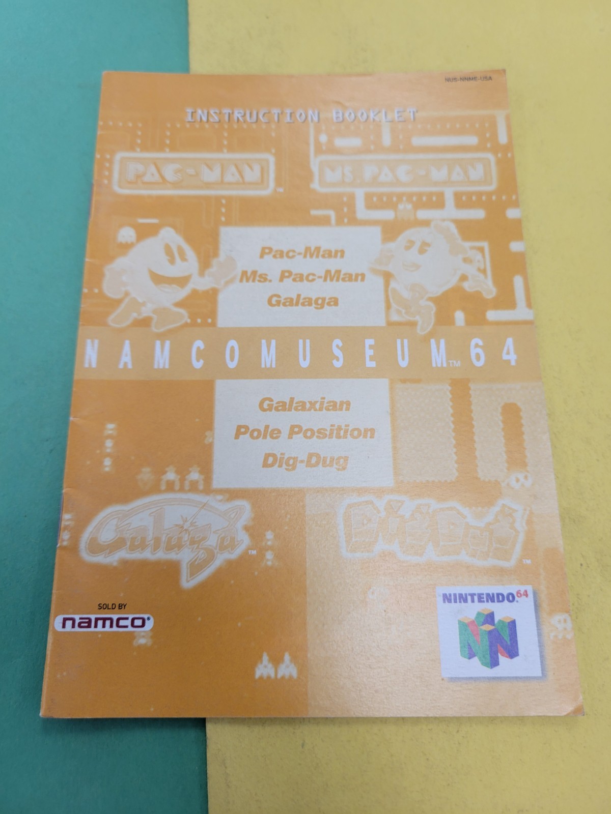 namco museum n64 manual
