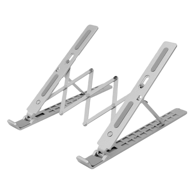 Lightweight Aluminum Laptop Stand 10 Height Adjustable Foldable For Work Study