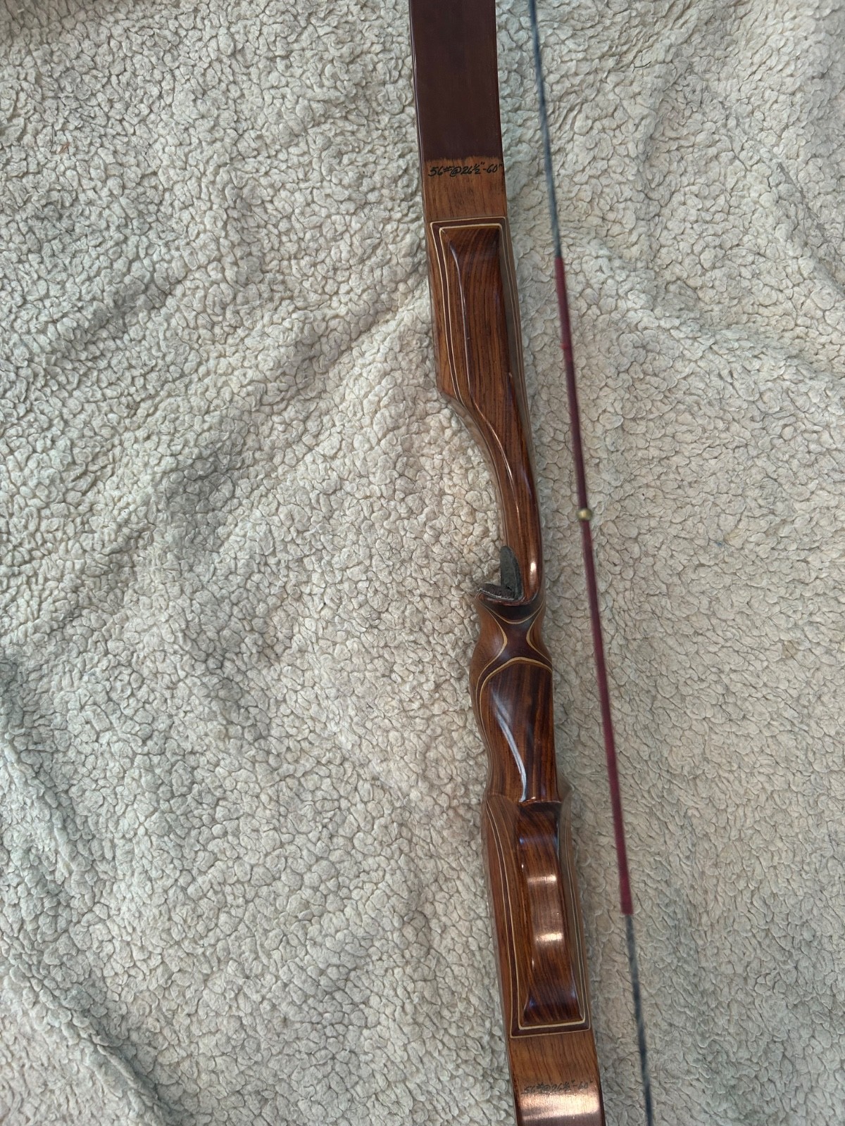 rare Brackenbury recurve bow (exotic woods)