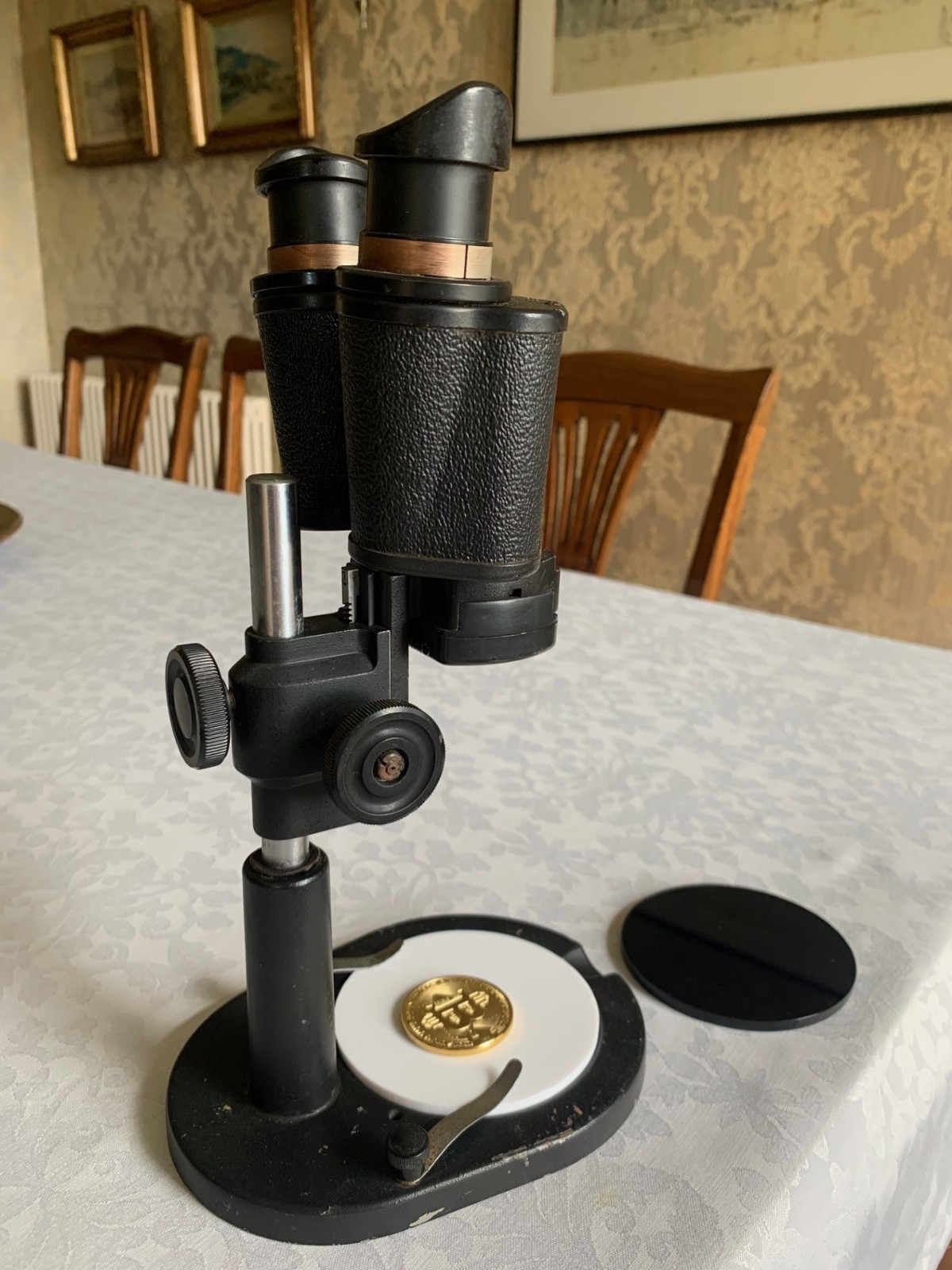 Vintage Russian-made BM51-2 Stereo Microscope  - Fixed 8.75x Magnification