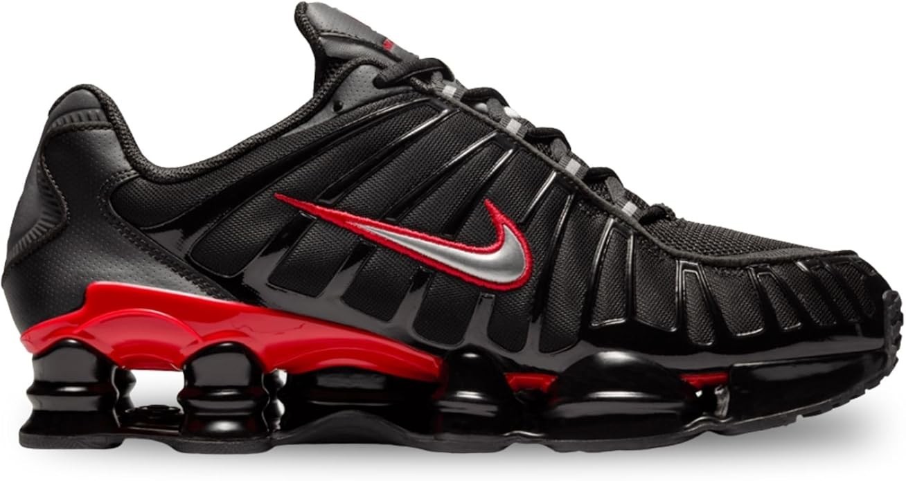Men’s Size 13 Nike Shox TL Black University Red Metallic Silver CN0151-003 NEW