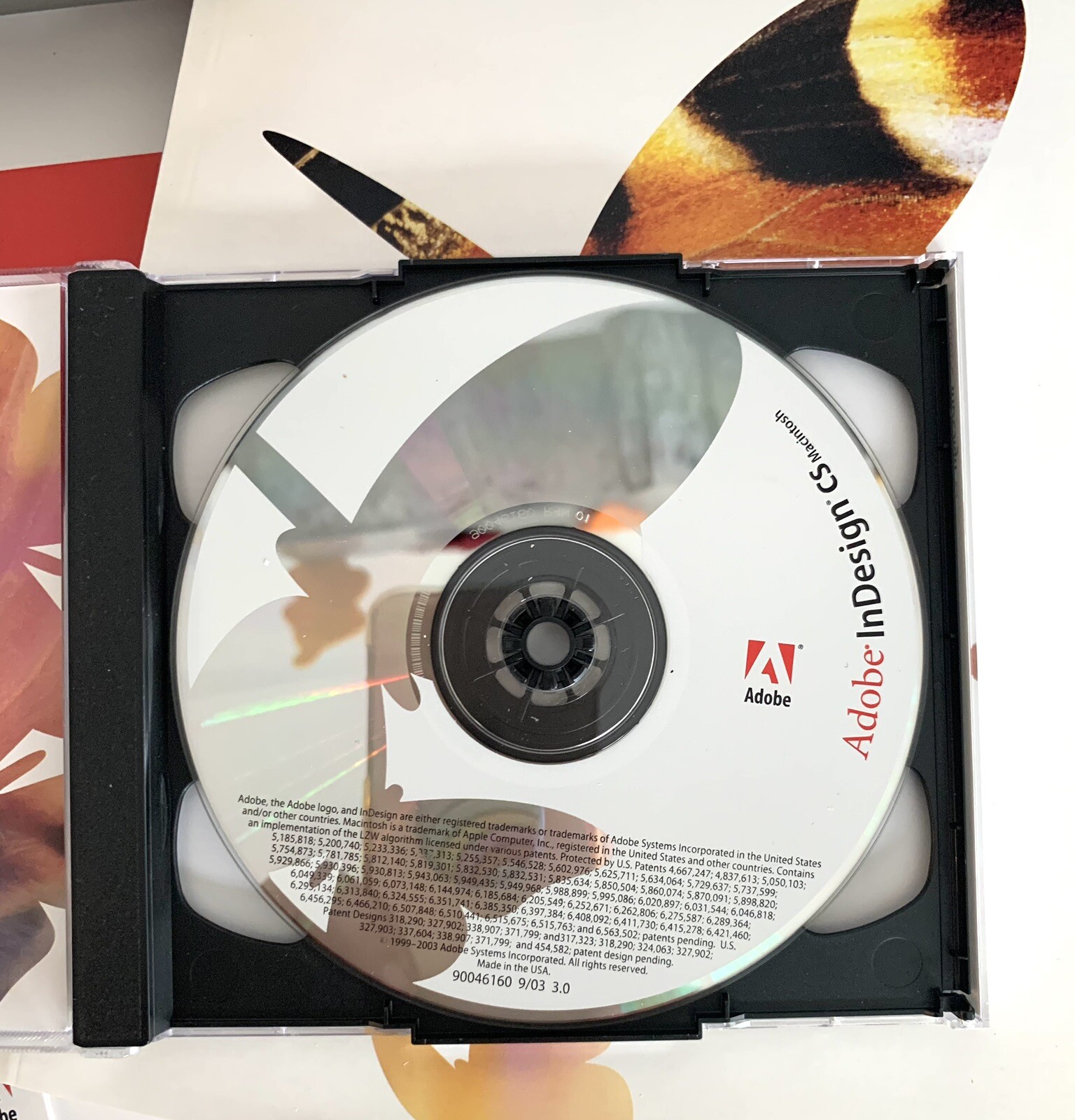 Adobe InDesign CS Upgrade For Mac Original Box W/ Disc Serial # Pre-owned As Is
