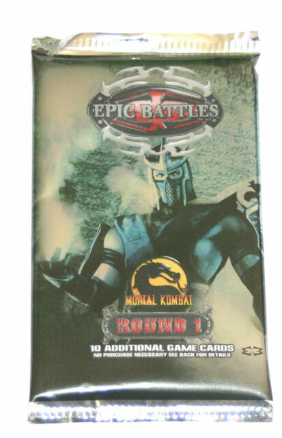 Epic Battles TCG Mortal Kombat Round 1 Lot of 12 Booster Packs