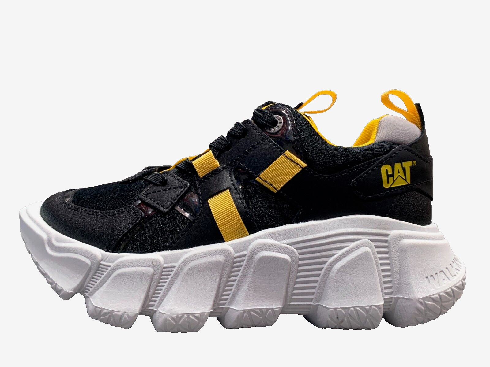 CatFootwear Mens IMPOSTER MESH Walking Shoe Unisex Soft Toe Casual Sneaker Black