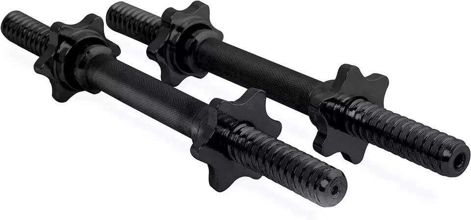 CAP Barbell 14" Regular Dumbbell Handles Adjustable Weight Black Pair New