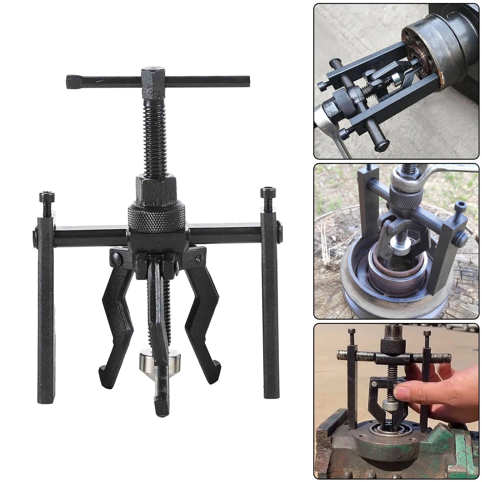 3 Jaw Inner Bearing Puller Bushing Gear Extractor Wheel Bearing Puller for Car